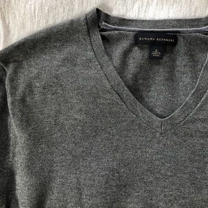 Banana Republic silk/cashmere v-neck sweater